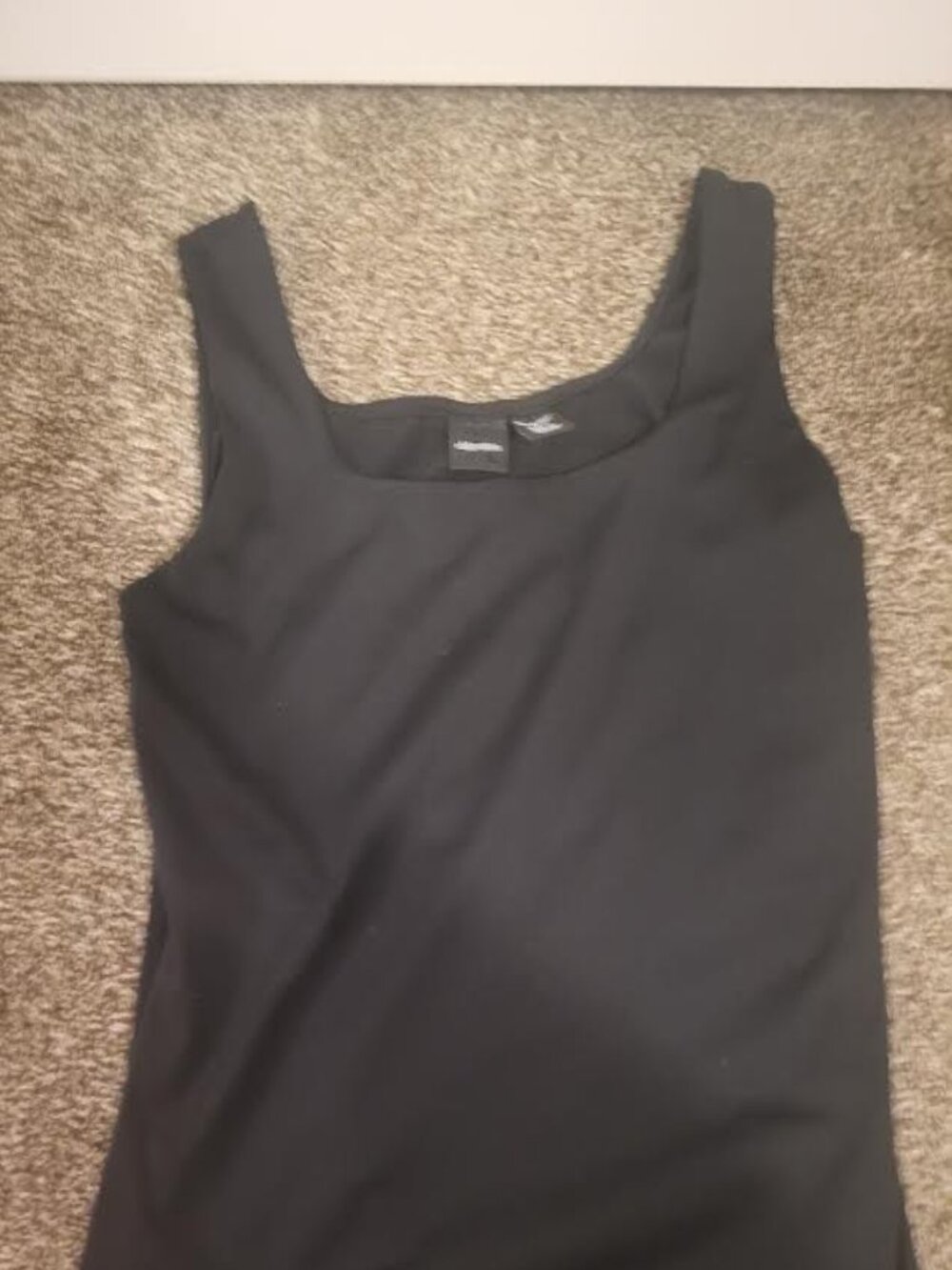 Womens Xhilaration Black Scoop Neck Tank Top Size S